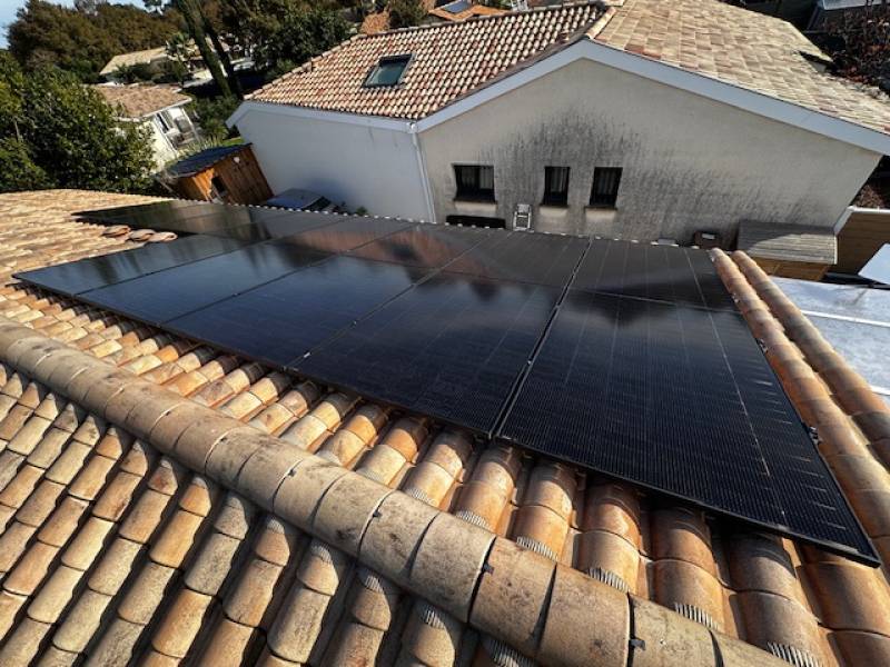 batterie Huawei Luna S1 avec montage photovoltaïque à Biscarrosse